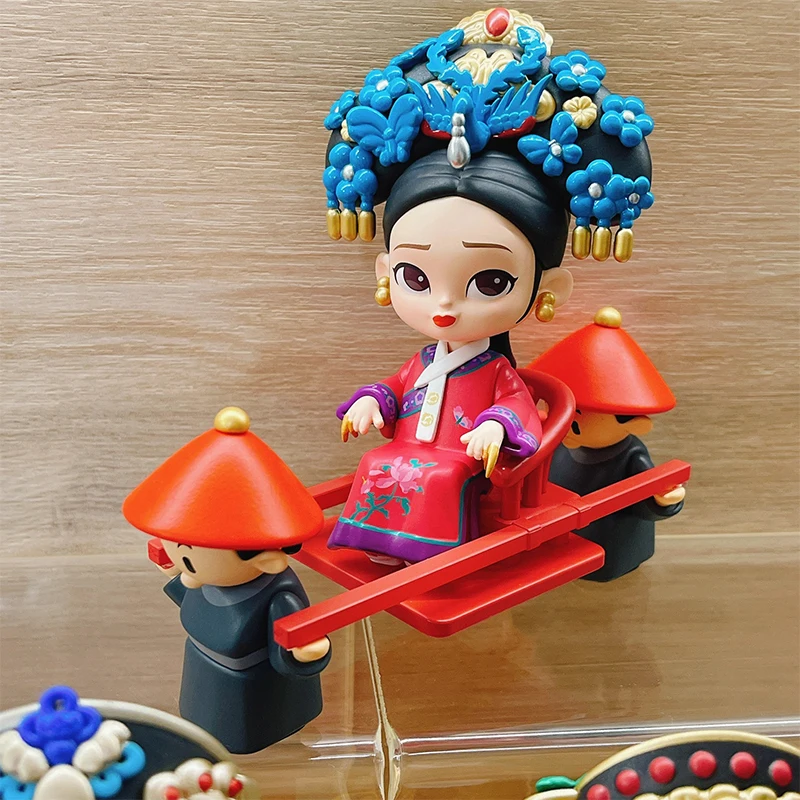 Cegos surpresa misteriosa, série Lenda de Zhen Huan 1, boneca de brinquedo, estatueta de ação estilo chinês, presente criativo da menina, genuíno