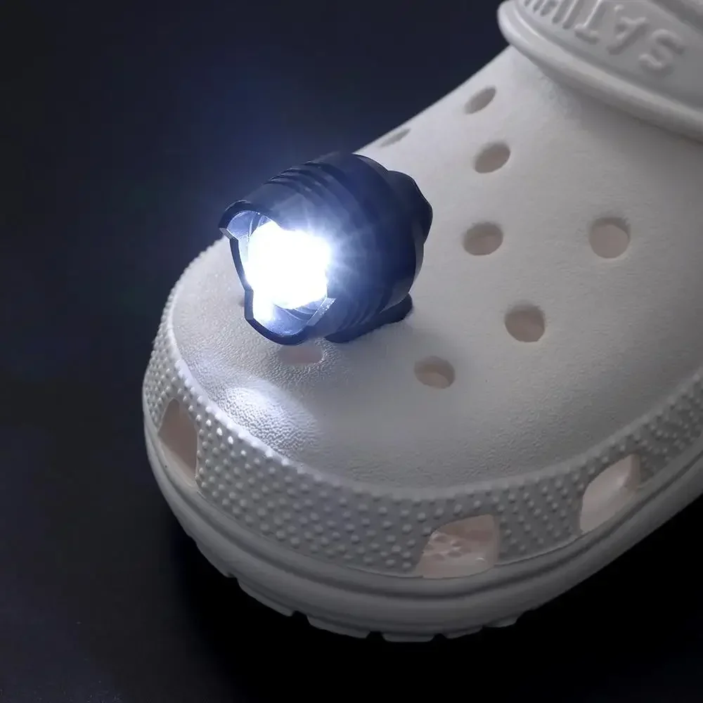 Camping Light Modes Running Clog Sandals Shoes Decoration Shoes Charms Headlights For Croc