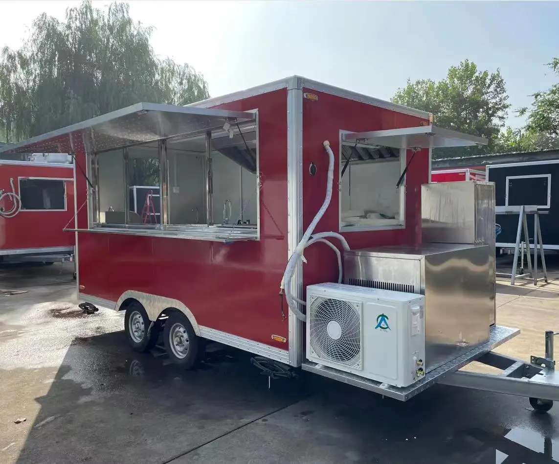 New Fashion Mobile Food Truck Sold Directly By Manufacturers