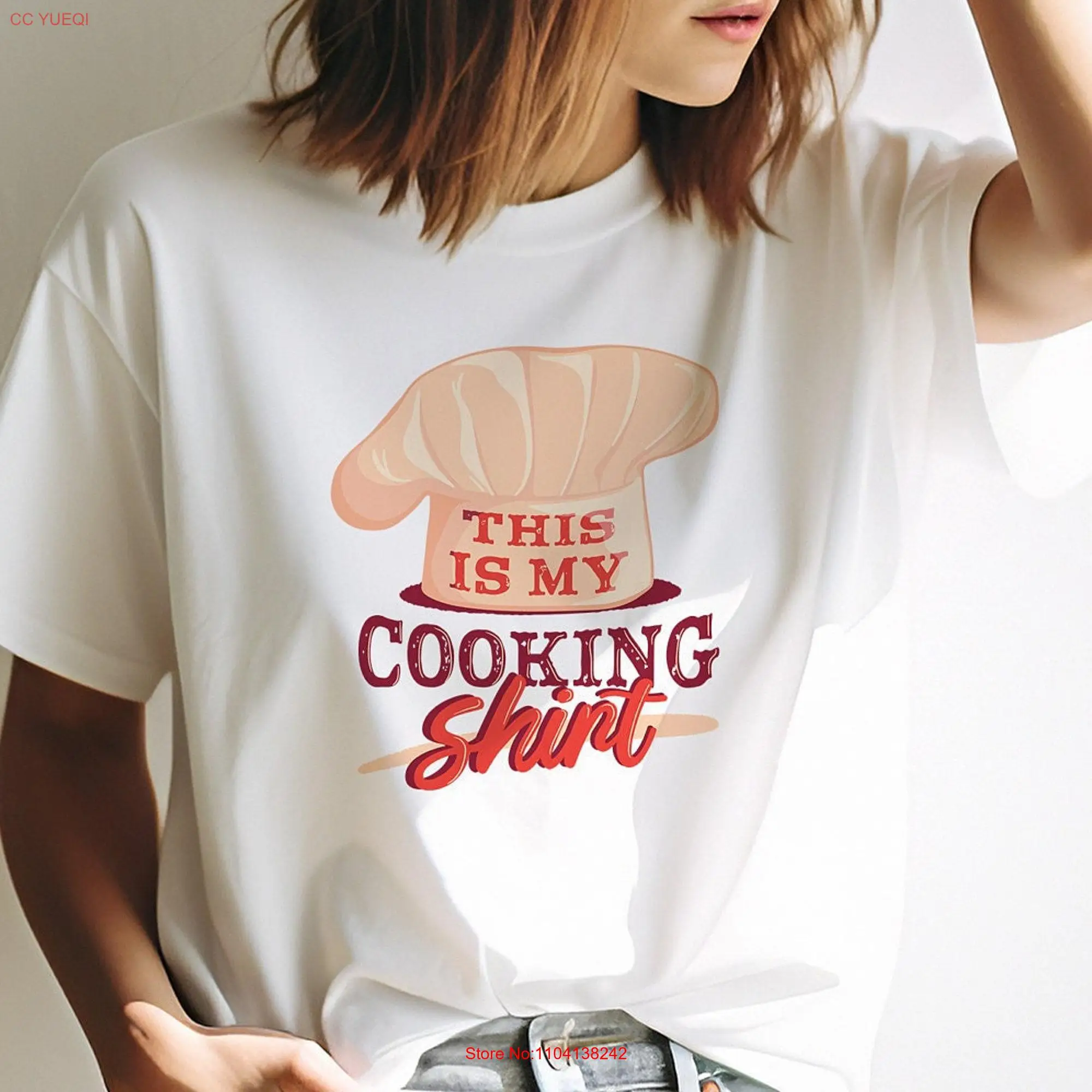 This Is My Cooking T Shirt Funny for Chef Kitchen Humor Food Lover Apparel long or short sleeves