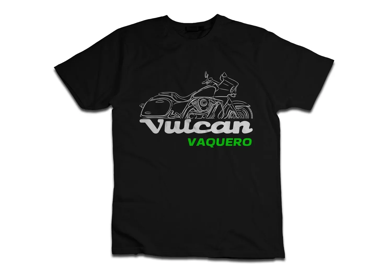 Herren VN1700 Vulcan 1700 2009-2015- Fahrer Motorrad Gedruckt T-Shirt Muster Kurzarm Baumwolle S-3XL Cool T-Shirt