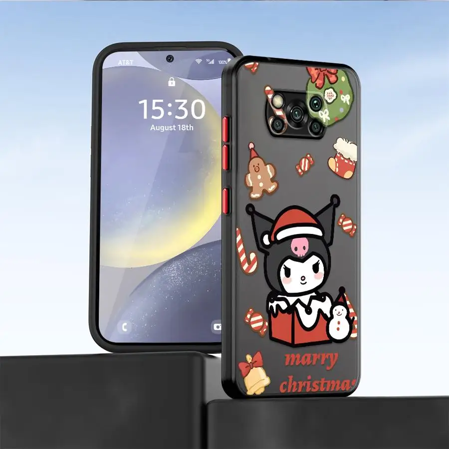 حافظة لهاتف Xiaomi Poco F3 X3 NFC C40 C50 C51 X3 X4 X5 Pro M5s غطاء هاتف خلفي سانريو عيد الميلاد ميلودي #2