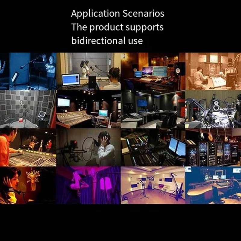 

New 2-Way Audio Isolator, Audio Current Eliminator, XLR 6.5, Permalloy Isolator, Mixer Live Broadcast