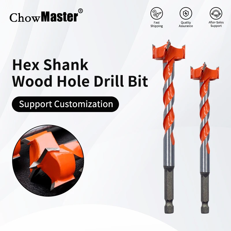 

Chowmaster 1 шт. сверло с шестигранным хвостовиком для деревянных отверстий, расширенный деревообрабатывающий открывалка для отверстий, 15-25 мм, фрезы из карбида вольфрама