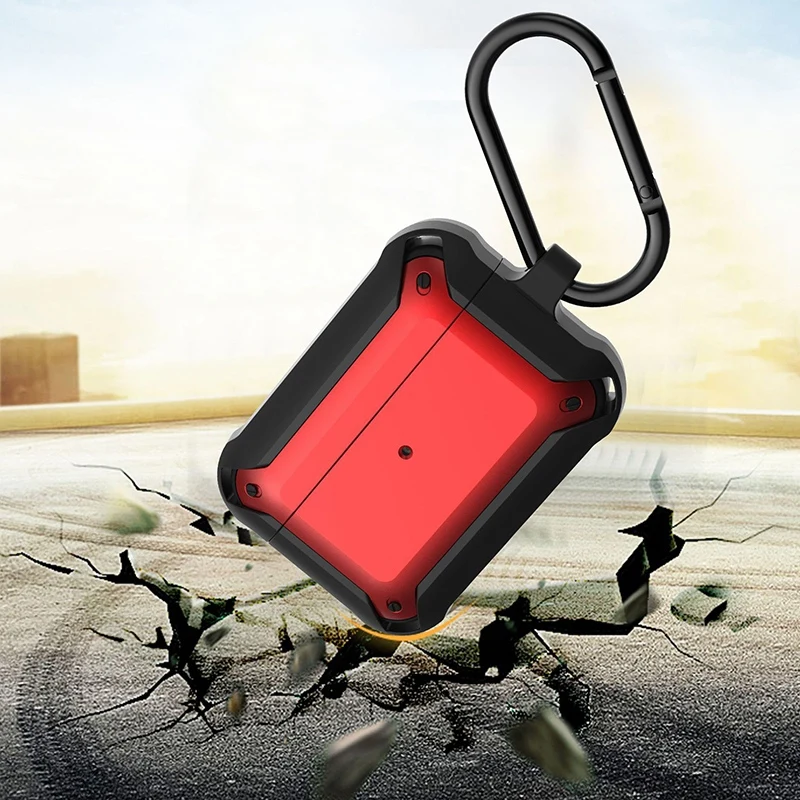 ปกอ่อนสําหรับ Apple Pro กรณี TPU PC Anti-Fall อุปกรณ์เสริมหูฟังไร้สายพร้อมพวงกุญแจ