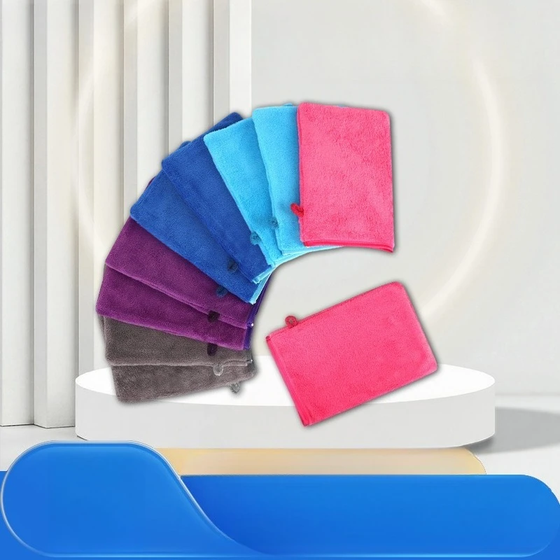 10PCS Quick Dry  Polyester European Facial Wash Cloth  Beauty Towel Salon Supplies Facial Cleansing Makeup Remover Cloth