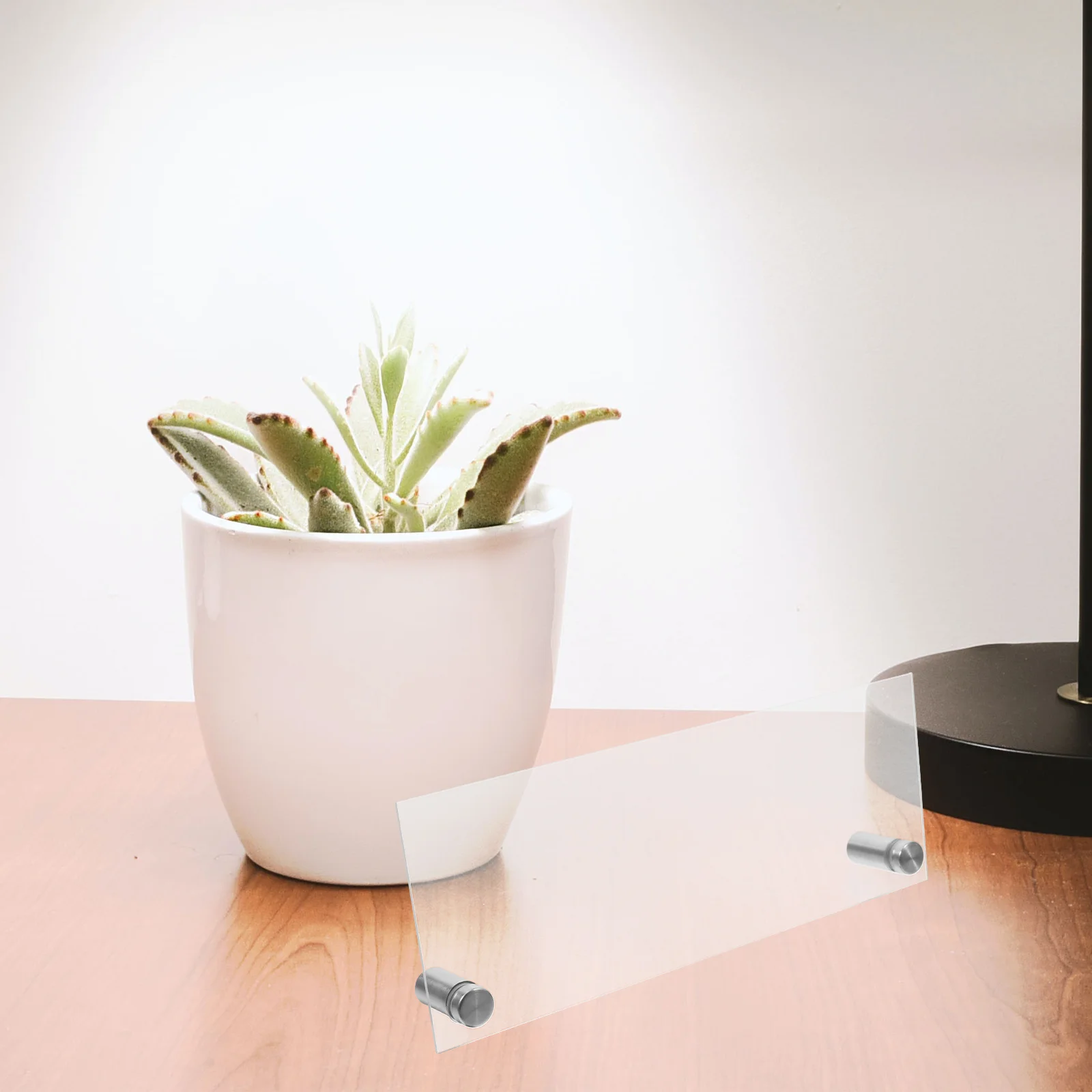 

Acrylic Desk Name Plate Clear Reusable Office Nameplate Sign For Desk Classroom Student Labels Office Supplies Seat Tag