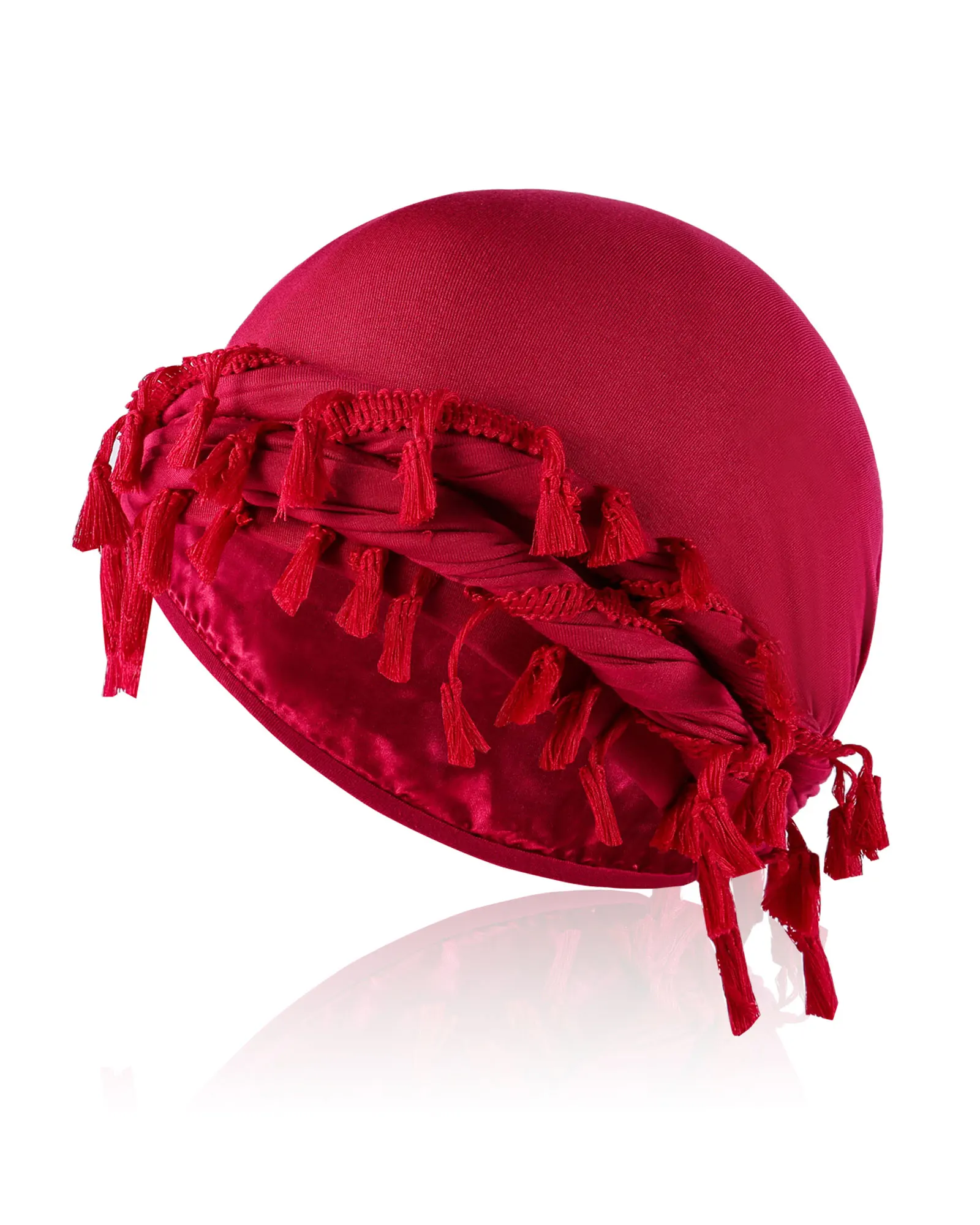 Vintage Twist Turban Head Wraps für Männer Stretch Modal und Satin Turban Schal Krawatte für Haar Kordelzug Verschluss und Maschinewaschbar – Detail 8