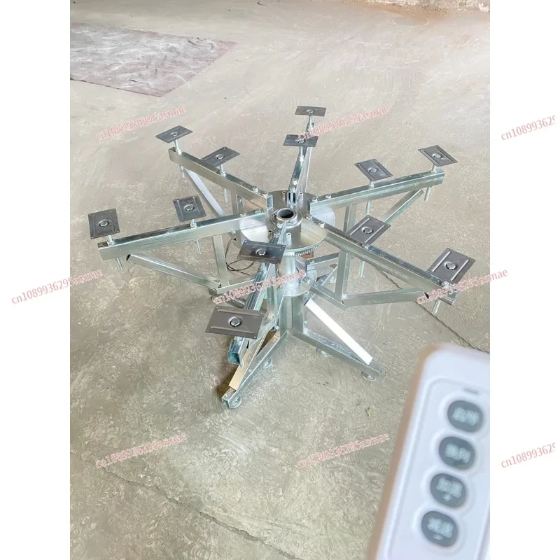 

Electric Remote Control Dining Table Base - Steel Frame Round Rotating Table