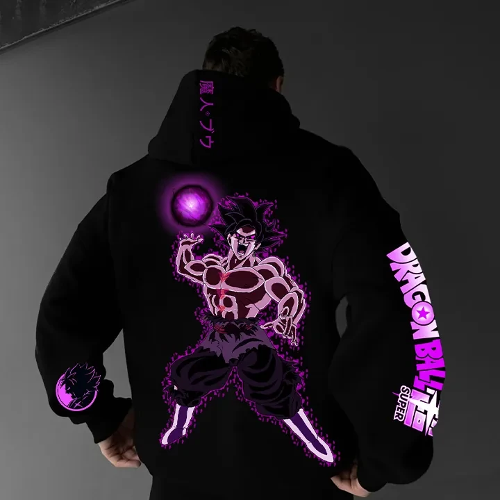 

Dragon Ball Wukong Cartoon Brand Joint Round Neck Sweater Autumn and Winter Casual Loose Clothes for Men and Women Joker