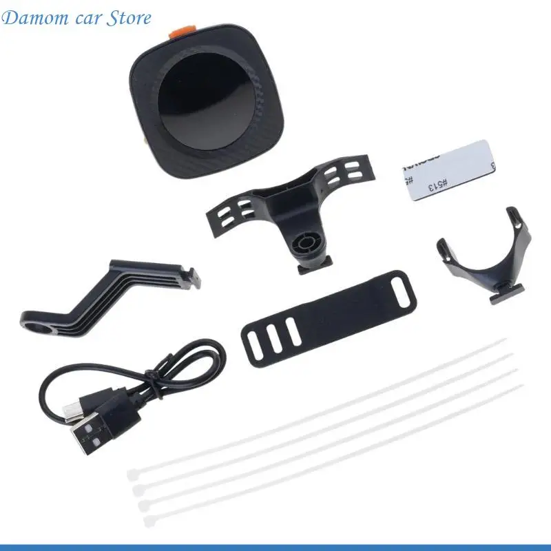 A2UC Customizable Motorcycle Demons Eye Tail Light With Programmable Modes For Bicycles Car Waterproof Design