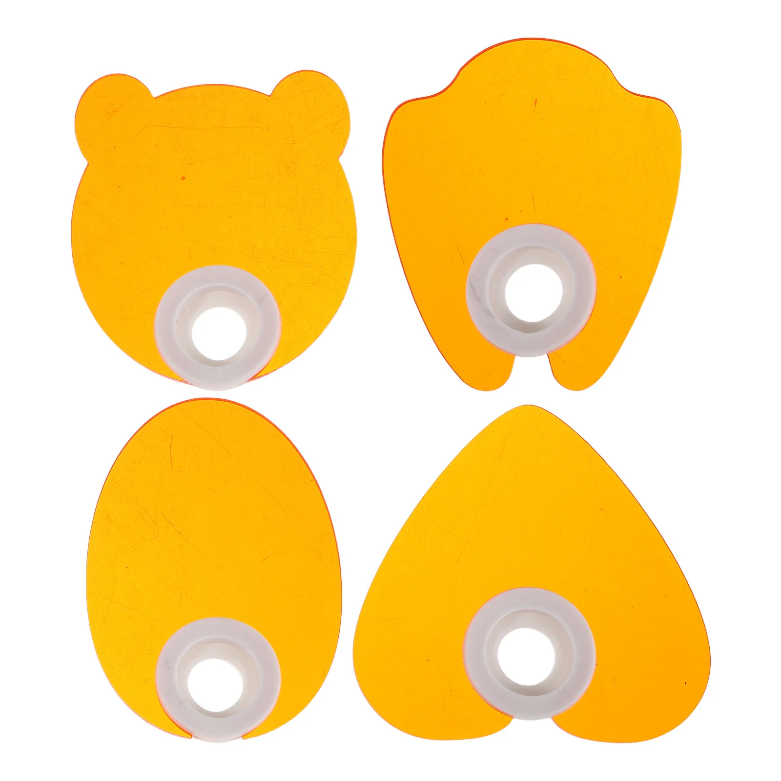 

4pcs Nail Lamp Shield Acrylic Blue Light Blocking Filter For Manicure Curing Lamps Durable Portable Nail Art Light Barrier