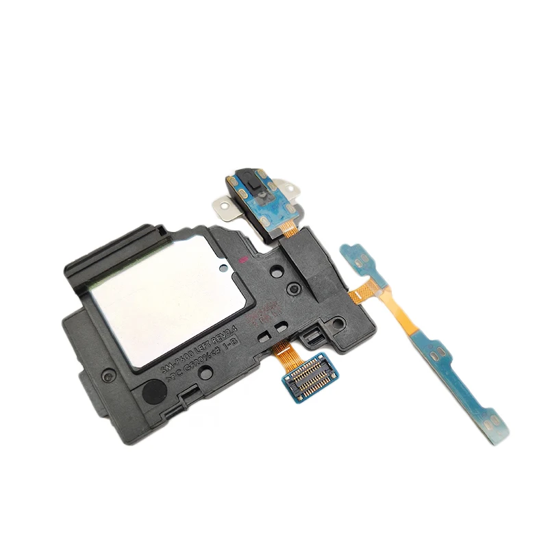 Aocarmo Power On/Off Volume Loudspeaker Earphone Headset Jack Flex Cable For Samsung Galaxy Tab SM- P600 P601 P605 Repair Part
