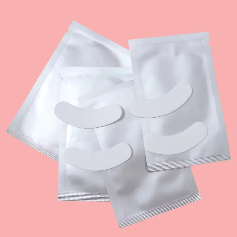 

25/50/100/200/500 pack Thick Eye Patches For Eyelash Extension Under Eye Pad Non-waven Fabric Eyelashes Extension Paper Patches