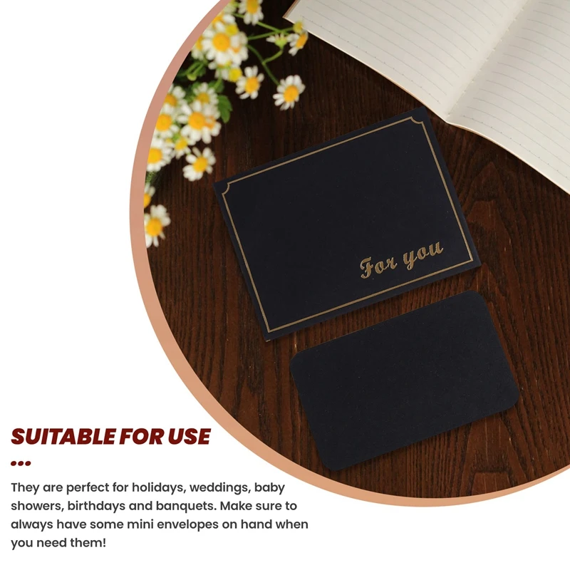 50Pcs Mini Envelopes Gift Card Envelopes Envelopes For Personalized Gift Cards Wedding Envelopes Or Place Card