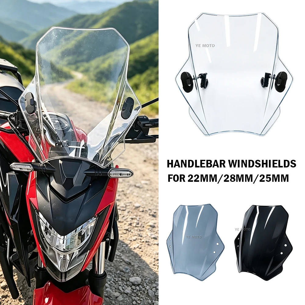 Verstellbare Windschutzscheibenabdeckungen, universelle Motorrad-Windschutzscheibe für HONDA CBR600RR CB1000R GXSR 600 750 NC700X NC705X