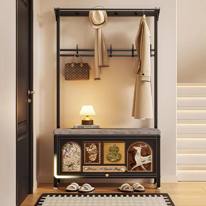 

Hanging Storage Coat Racks Standing Clothes Organizer Open Hotel Display Coat Racks Floor Arara De Roupa Lounge Suite Furniture