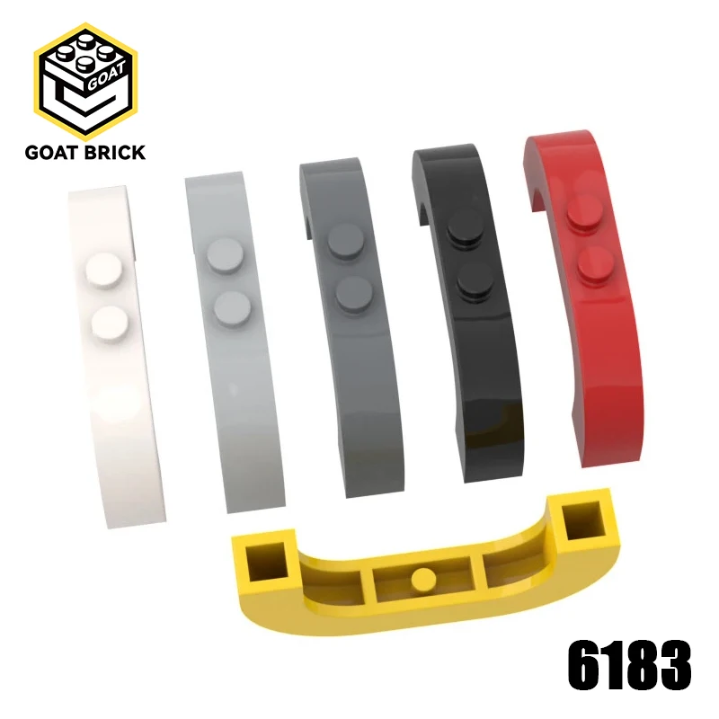 

1Pc MOC Parts 6183 24434 Brick Arch 1 x 6 x 2 Curved Top Compatible Bricks DIY Assmble Building Blocks Particle Kid Toy Gift