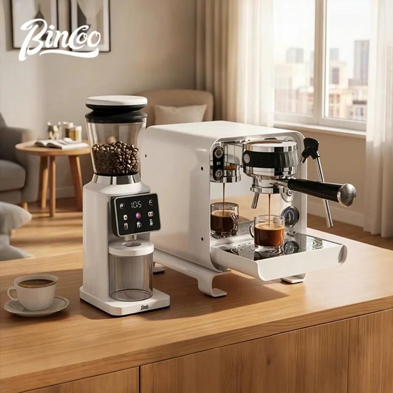 BINCOO電動コーヒーグラインダー、48段階調整可能なグラ - Coffee Bean Grinder Electric のレビューと価格