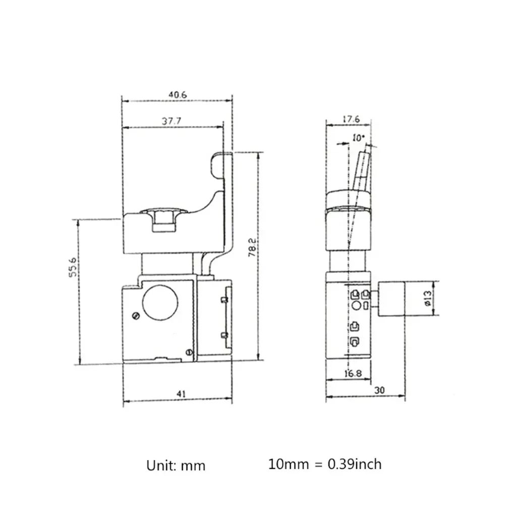 New Practical Trigger Button Switch Replacement Speed Control 1 Pc 1* 1x Accessories Electric Drill FA2-6/1BEK