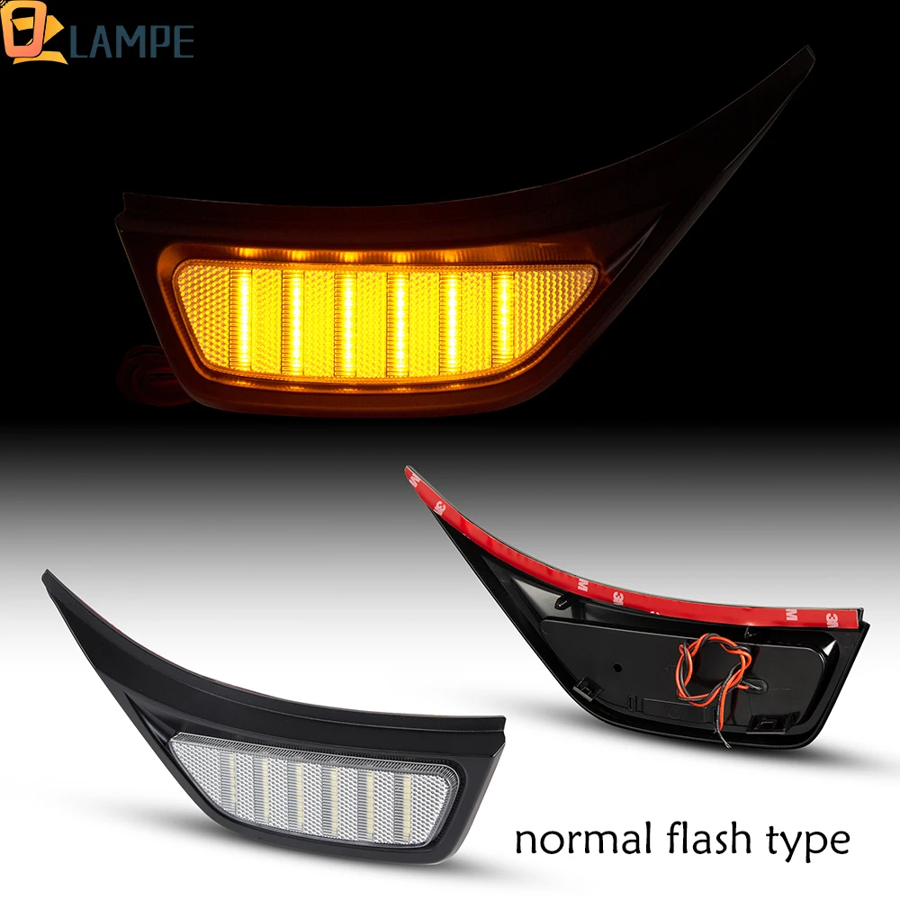 

2 шт. светодиодный передний боковой габаритный фонарь указателя поворота для Jeep 2018-2021 Wrangler JL JLU для грузовика Gladiator JT 2020-2021 гг.