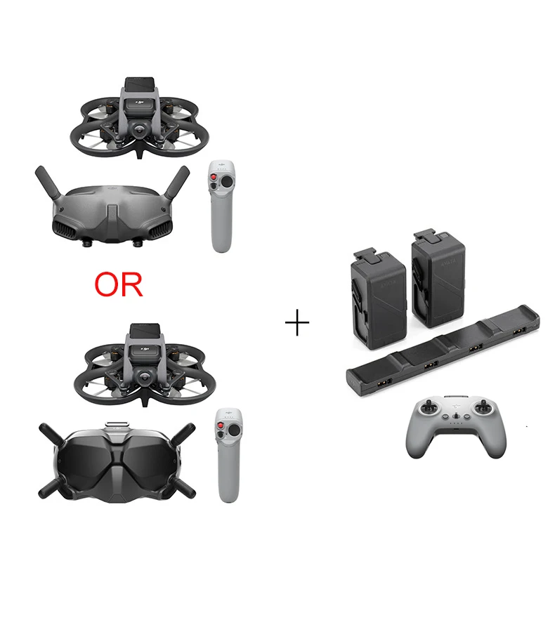 À prova de choque para dji avata drone sacos saco de armazenamento de viagem ao ar livre preto ombro duplo voando óculos wtaerproof caso