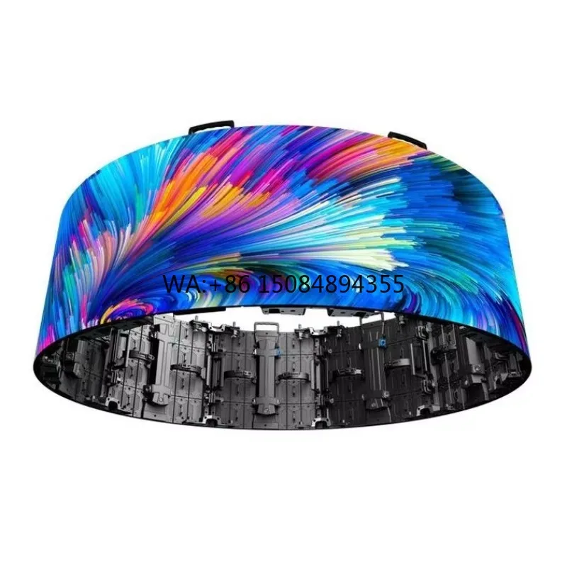 

High Quality P3.91 Outdoor Flexible LED Display System China Supply From Trusted Source Quality Backdrop