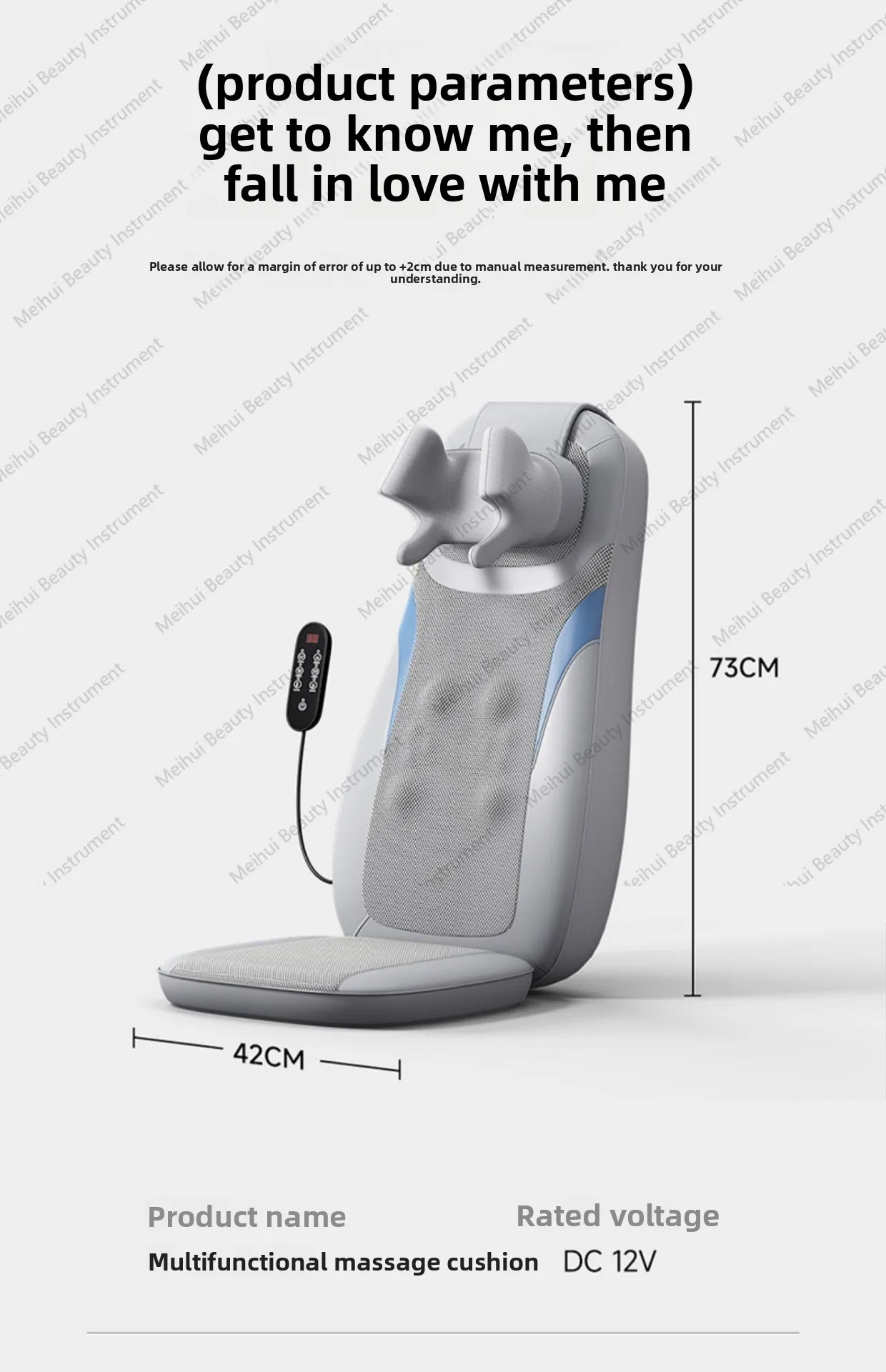 Lower Back Chair Cushion Massage Instrument Shoulder Cervical Pillow Household Whole Body Kneading Multi-function