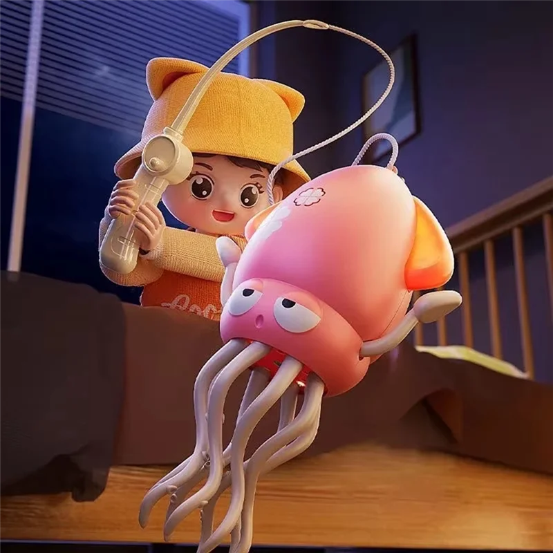 ABWE-Dancing الحيوانات الأليفة الإلكترونية ذات الاستشعار التلقائي مع الموسيقى والضوء، هدية تفاعلية قابلة لإعادة الشحن لتجنب العوائق