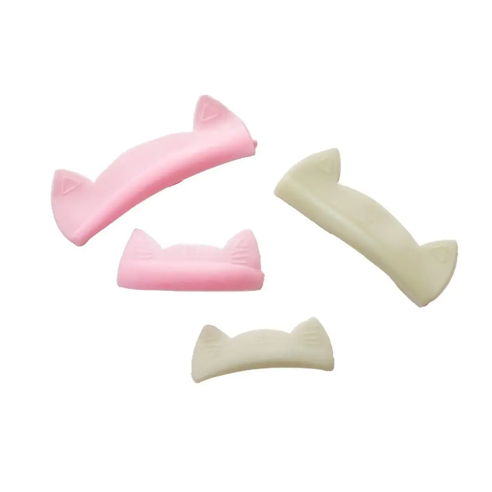 5 Pairs Applicator Tools Silicone Lash Lift Pad Reusable 3D Eyelash Curler Accessories Eyelashes Perming Curler Rods Cat Ear