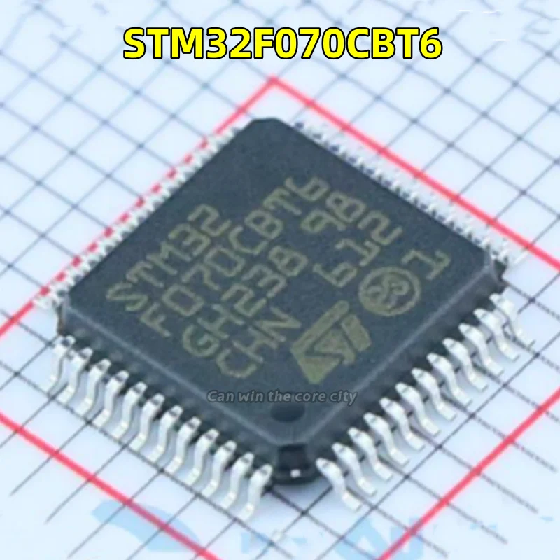 

1-100 PCS/LOT Original genuine STM32F070CBT6 LQFP-48 ARM Cortex-M0 32-bit Microcontroller MCU