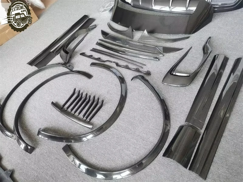 MS Style Carbon Fiber Aerokit for Maserati Levante Carbon Fiber Body Kit for Levante 2017-2021 Wind Spoiler Kit Car Parts