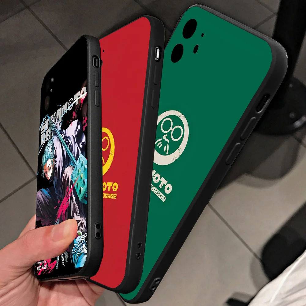 

EPC S-Sakamoto Days Anime Phone Case Silicone Soft For IPhone 16 15 14 13 12 11 Plus Pro Max Plus