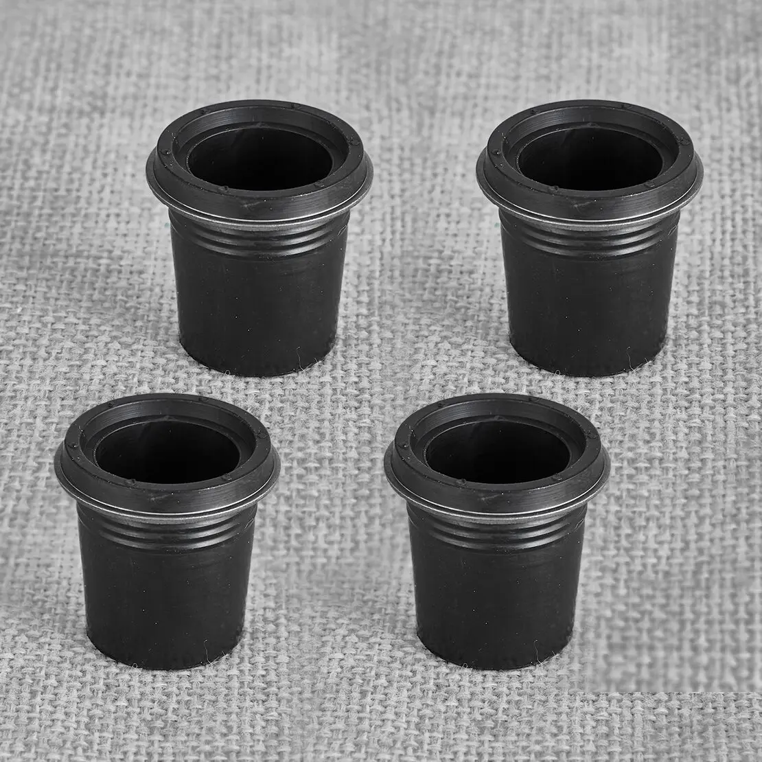 23681-30010 4pcs Fuel Injector Nozzle Holder Seal Gasket Black fit for Toyota Hilux Hiace 4Runner Land Cruiser Prado