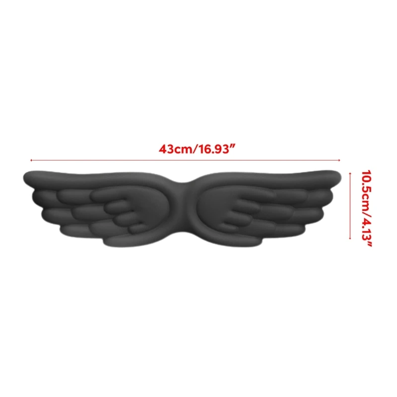 Mousepad Ergonomic Angel Keyboard Wrist Rest and Mouse Pad Set Reduce Wrist Pain for Office and Gaming Use