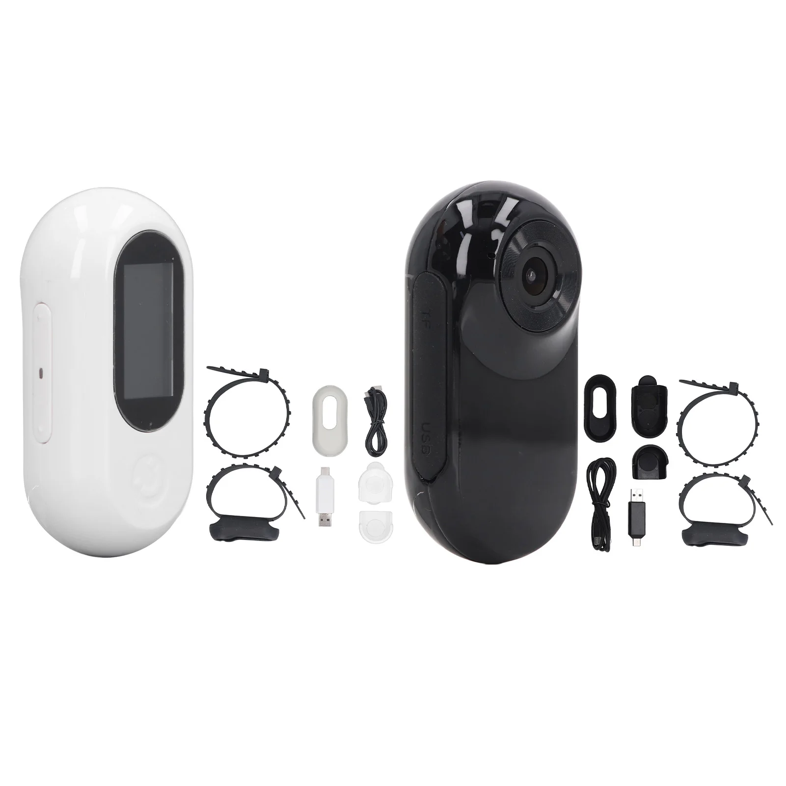 كاميرا طوق الحيوانات الأليفة بزاوية واسعة 120 درجة كاميرا عمل الحيوانات الأليفة تدعم بطاقة الذاكرة عالية الدقة مع سجلات الفيديو للخارجية للقطط #6