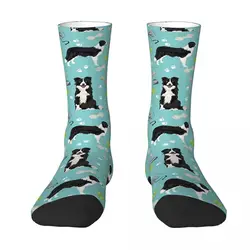 Chaussettes mi-mollet pour garçon et fille, impression 3D, Sophia Dog Border Collie