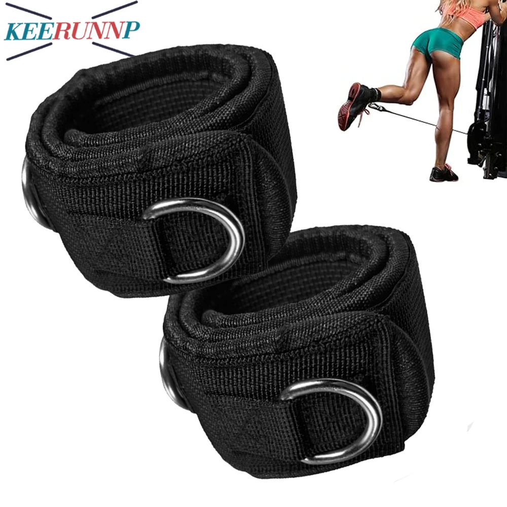 

KRRUNNP 1Pair Ankle Straps For Cable Machine Kickbacks,Glute Workouts,Lower Body Exercises-Adjustable Leg Straps Leg Extensions