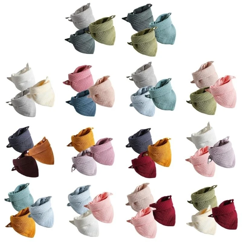

Baby Bandana Dribble Bibs Drool Bibs for Boys Girls Unisex Teething Bibs Comfort Absorbent Bibs Gifts for Newborn Babies G2TD