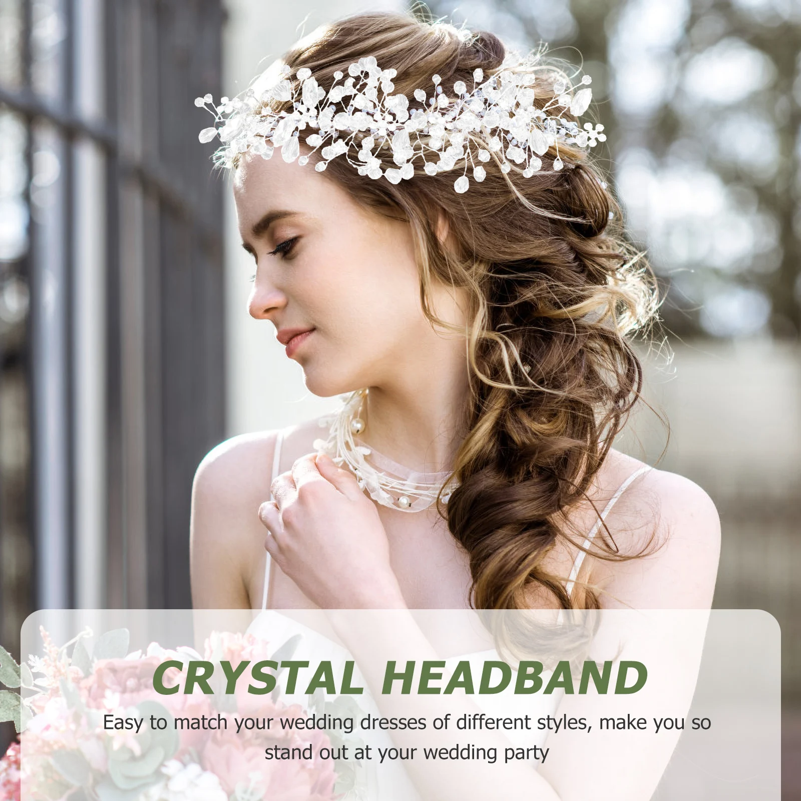 

Crystal Hair Accessories Bridal Headb Women Hairb s Wedding Hairpiece Elastic Crystal Decor Prom Anniversary Party