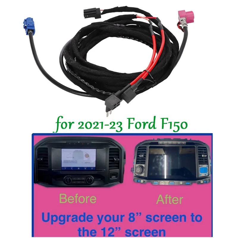 2021-23-フォード-f150-ラジオ情報画面ハーネスアダプター-8-インチから-12-インチ-ml3z-14d202-b