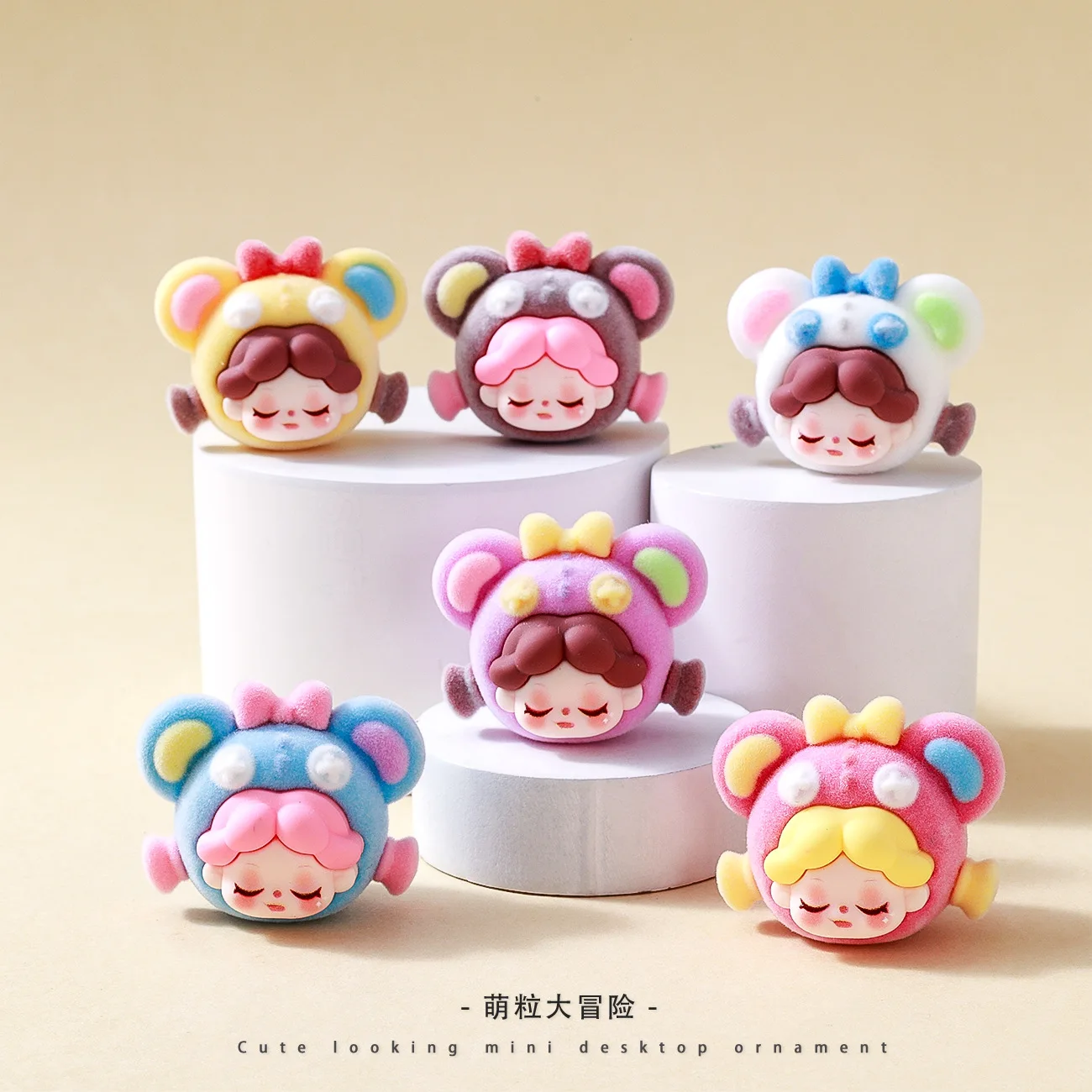 9 шт., настольные украшения для куклы с головой медведя