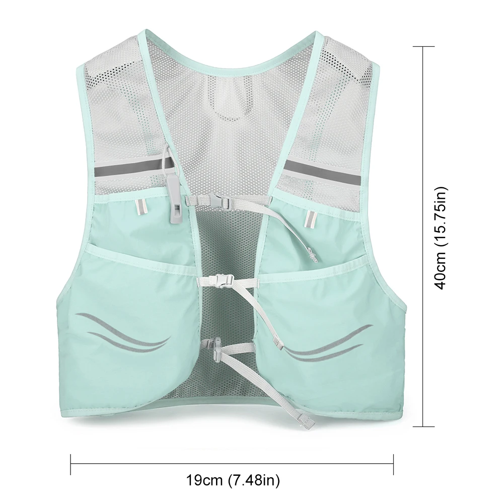 Outdoor Trail Running Backpack Ultralight Women Men Running Race Hydration Vest Marathon Bicycle Bag for Marathon Cycling Hiking