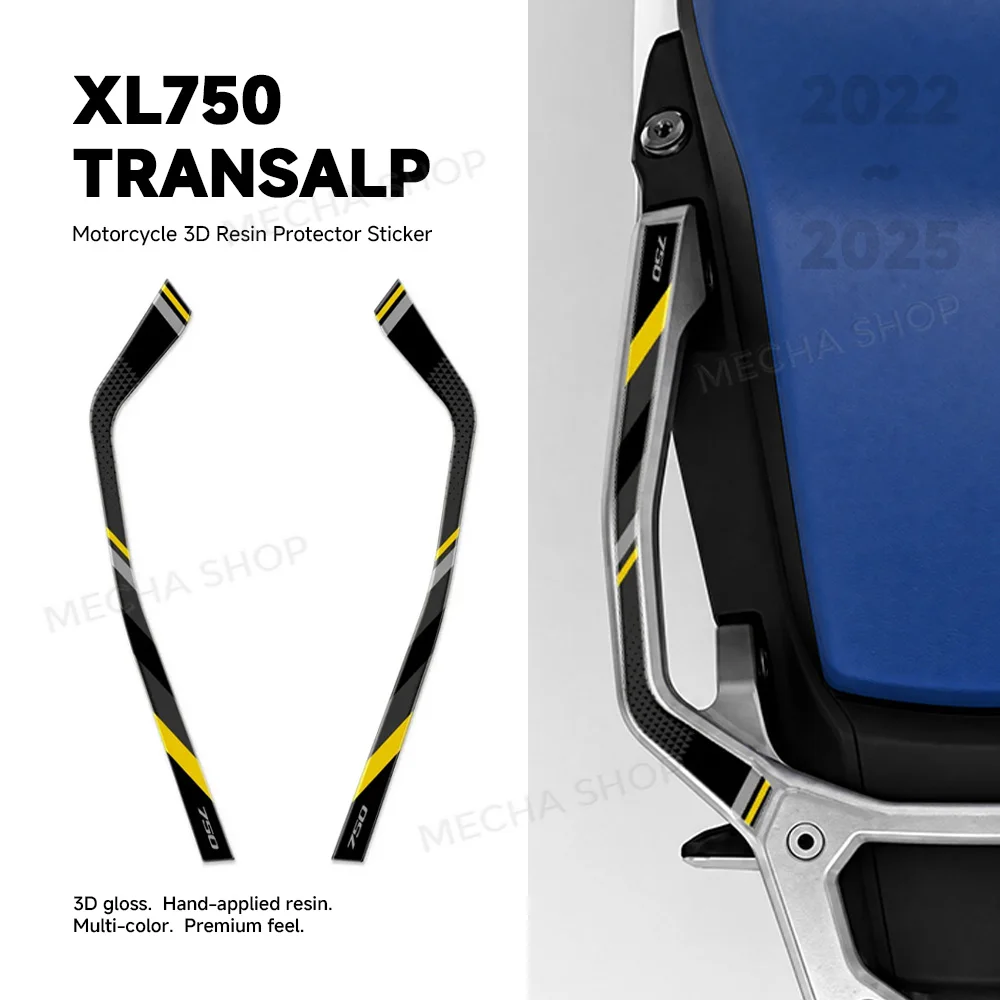 

Motorcycle Accessories 3D Sticker Kit Handles Stickers For XL750 Transalp 2022-2026