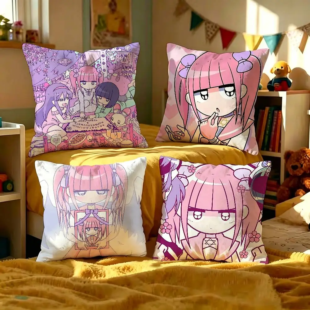 Cartoon Menhera C-Chan Maple Design Cushion Cover Happy Autumn Harvest decor Holiday Decorati Pillow Cover