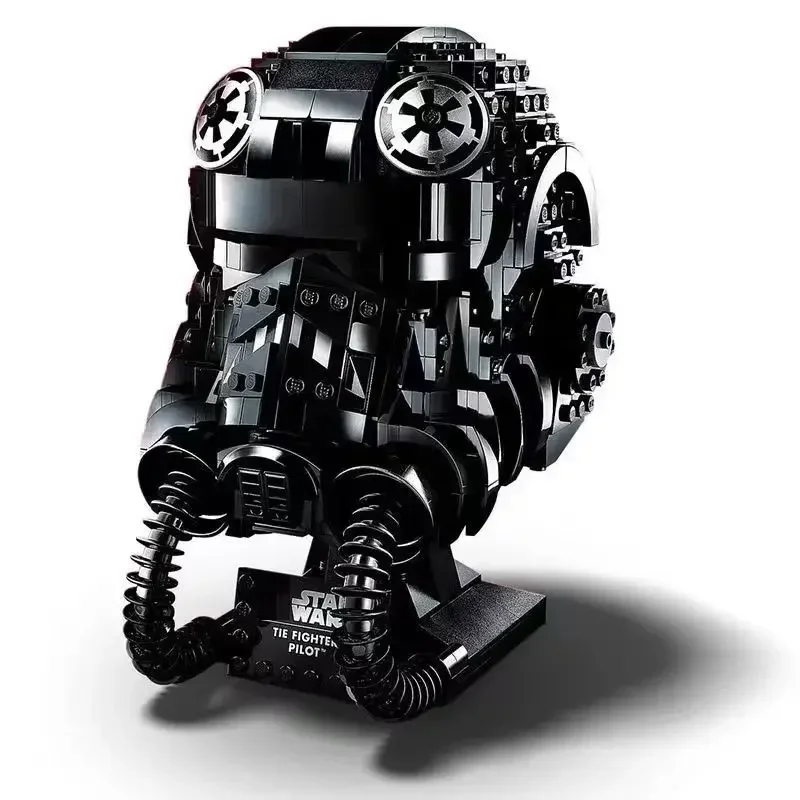 جديد التعادل المقاتلة الطيار خوذة MOC 75274 سفينة الفضاء معركة نموذج بنة العمارة التعليم التجمع لعبة مجسمة الهدايا ل