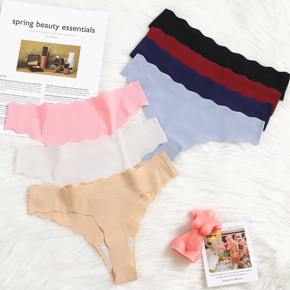 WarmSteps 7Pcs/Kit New Underwear for Woman Seamless Panties Sexy G Strings Thongs Female Sports Underwear T-Back Tangas Freeship