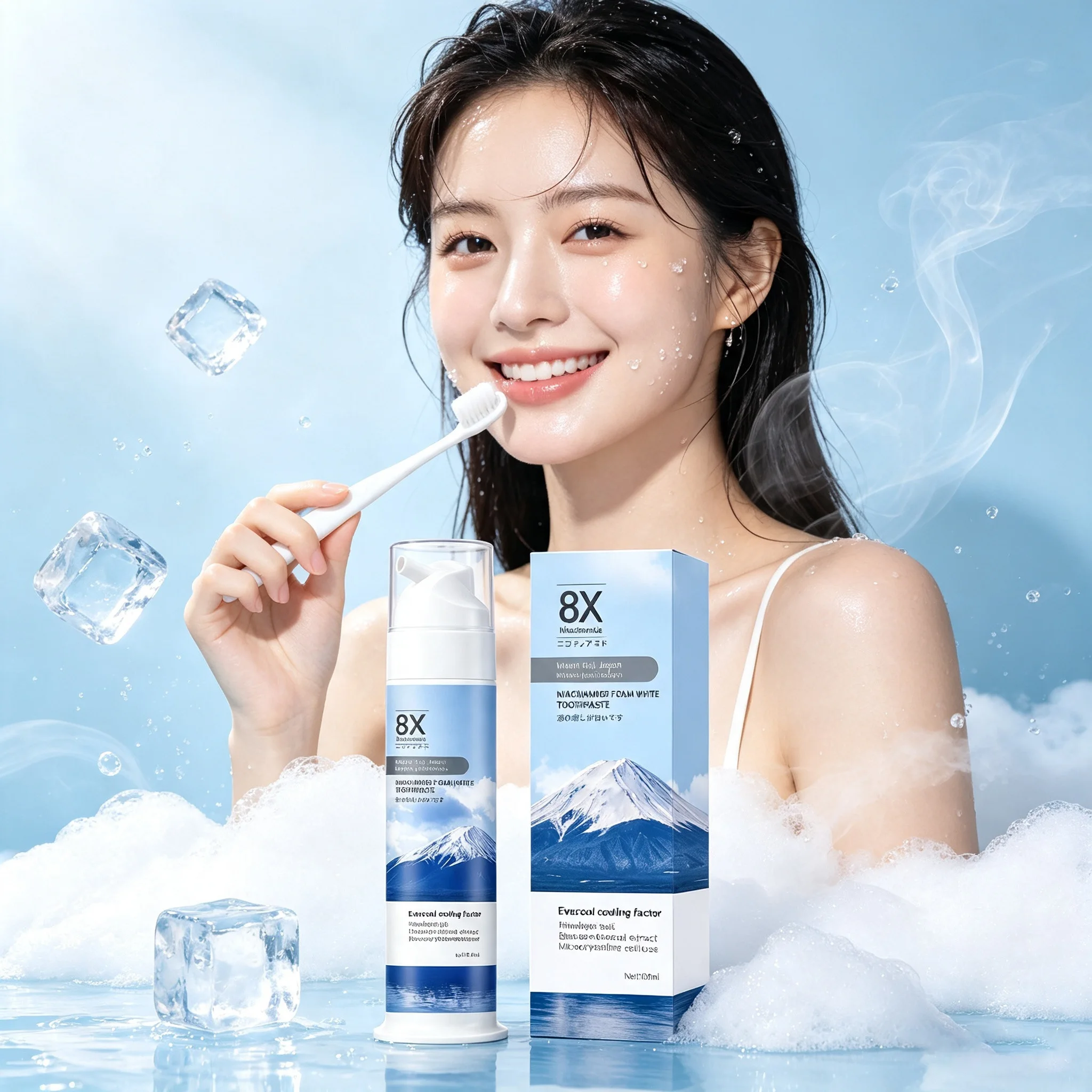 Teeth Whitening Natural - معجون أسنان بالنياسيناميد لتبييض الأسنان وإزالة
