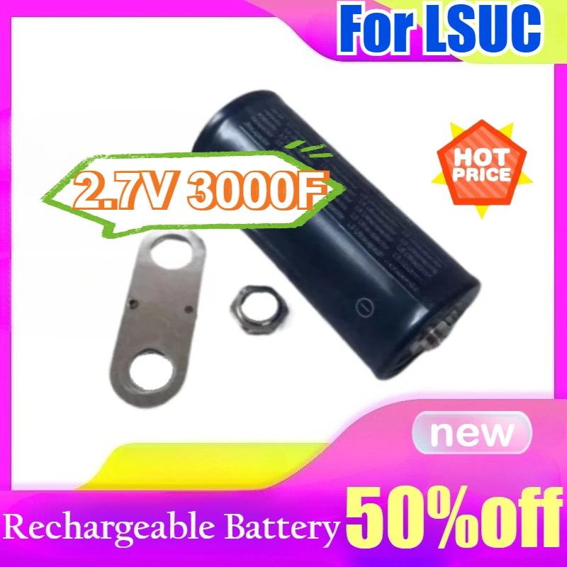 

Конденсатор LSUC Super Farad 2.7V 3000F 16V 500F для пускового устройства автомобиля и аппарата точечной сварки