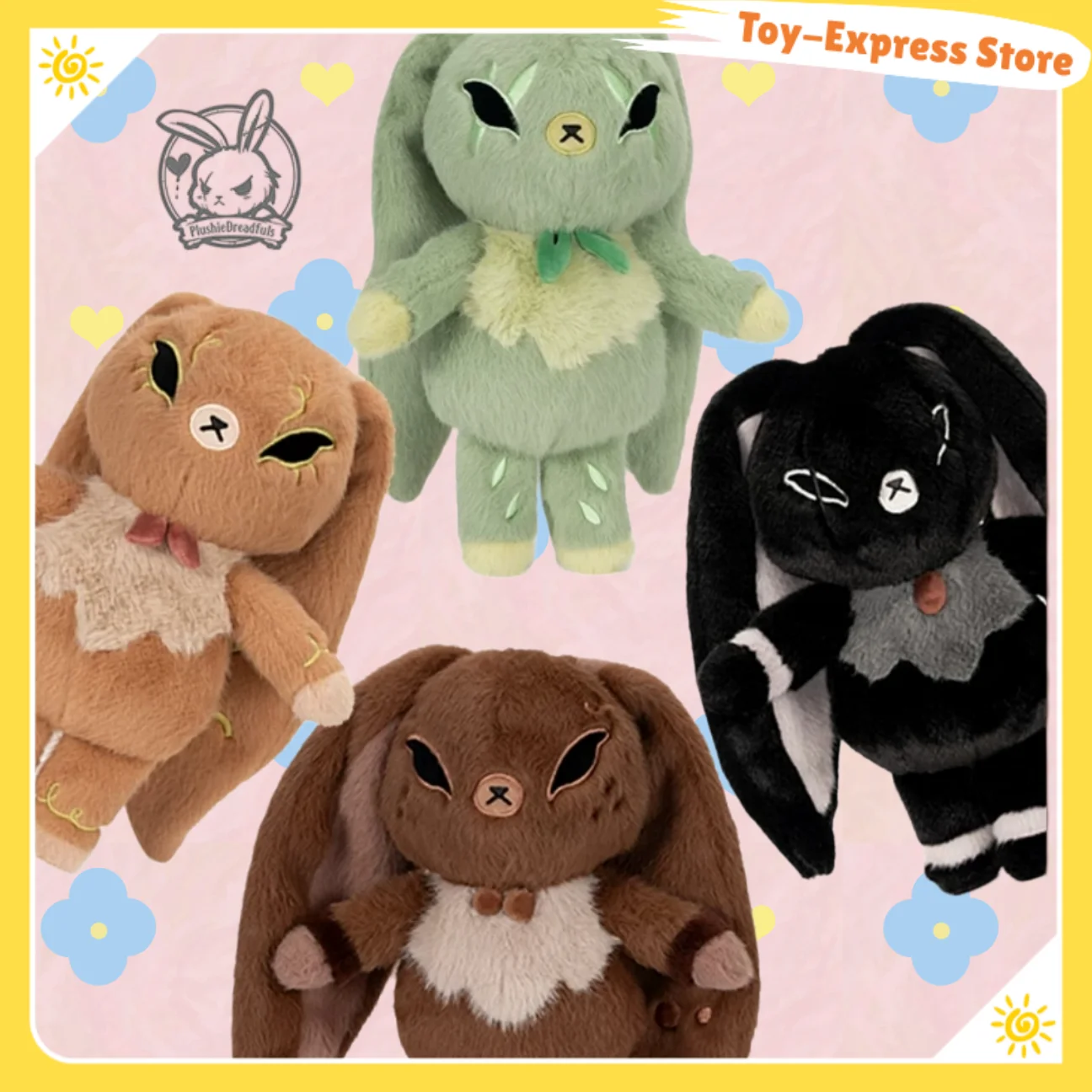 Plushie Dreadfuls Plush Toy Coffee Rabbit Soft Stuffed Animal Relief Comfort friendly Cute Doll Home Decoration Birthday Gift